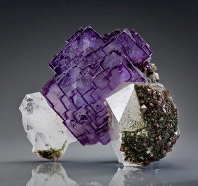 Fluorite crystal - one of the lucky capricorn stones