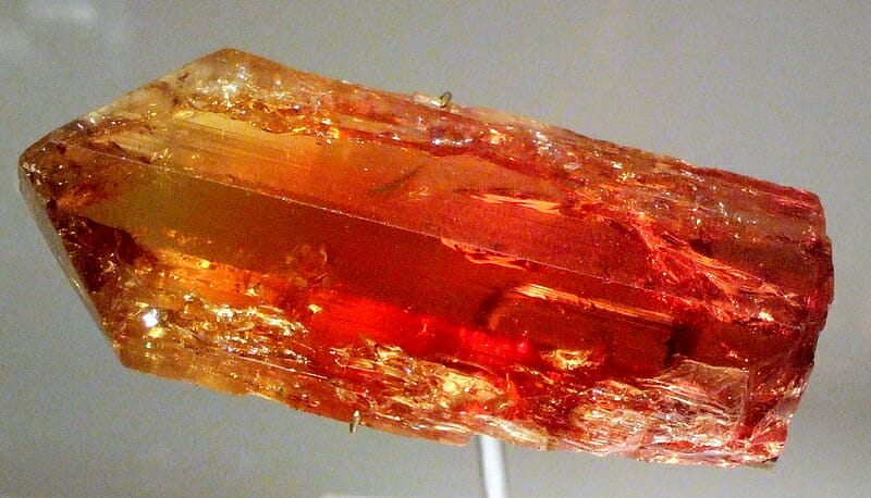 Topaz's fiery color reflects the scorpios' passionate and intense nature