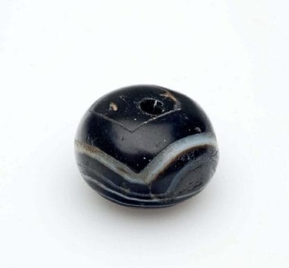 Black onyx stone - one of the capricorn lucky gemstones