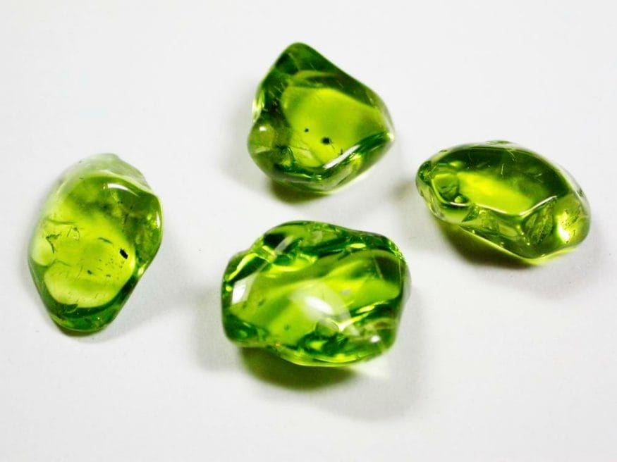 Peridot has calming and healing effects on capricorn