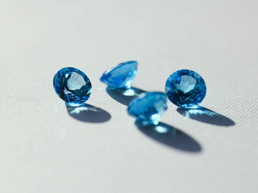 Blue sapphires bring capricorns inner strength and clarity of thought