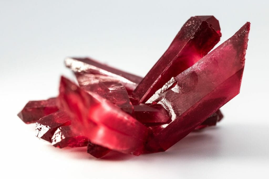 A ruby - one of the pisces crystals