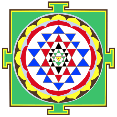 The sri yantra - the divine symbol (yantra) of the crown chakra