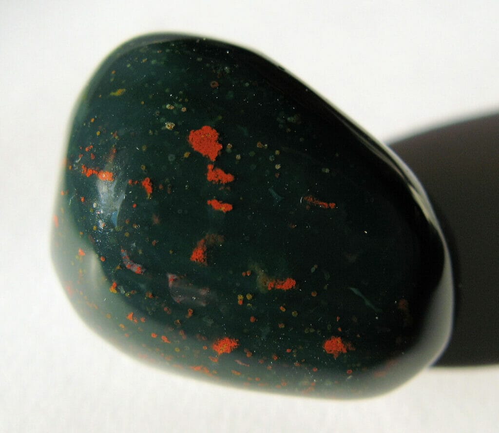 Bloodstone contributes to root chakra balance Bloodstone strengthens the mind and eliminates negativity aiding in root chakra balance
