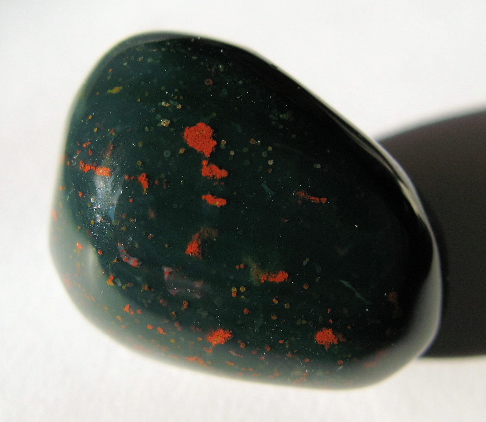 Bloodstone strengthens the mind and eliminates negativity aiding in root chakra balance