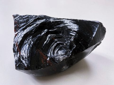 Black obsidian is a grounding stone that promotes self-awareness and emotional healing