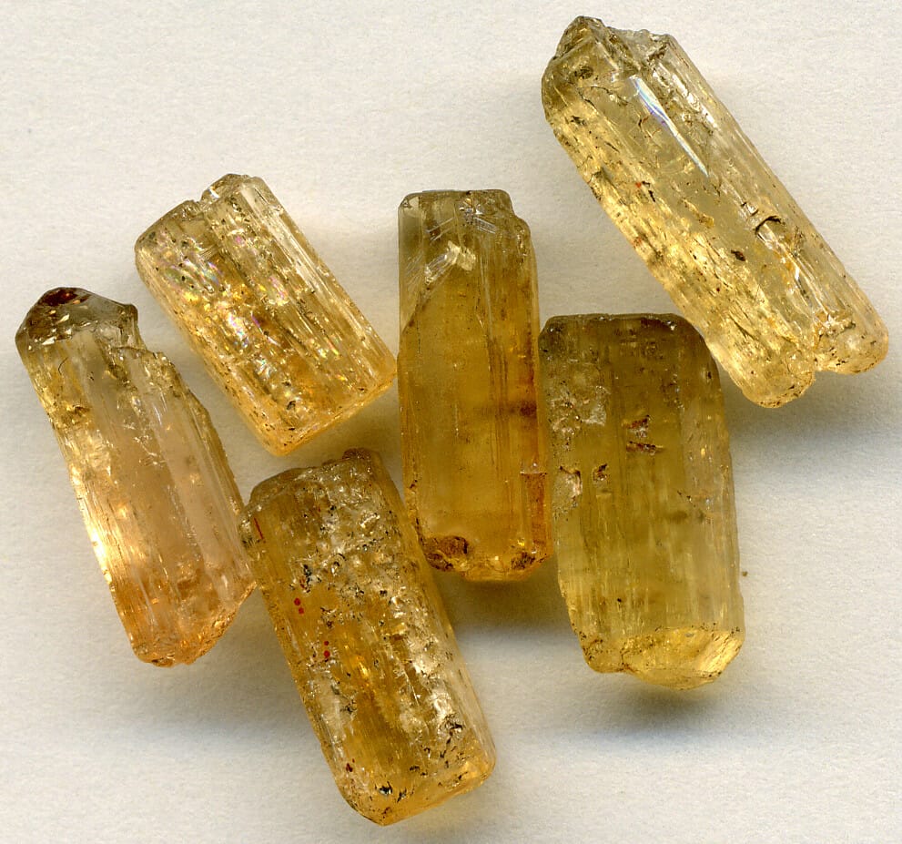 Golden topaz helps to overcome limitations and encourages making plans for great success