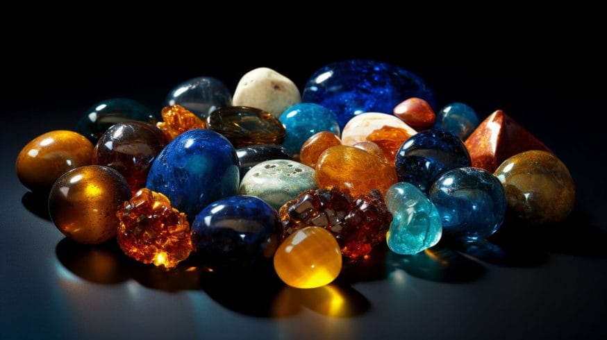 Collection of beautiful Sagittarius birthstone gems