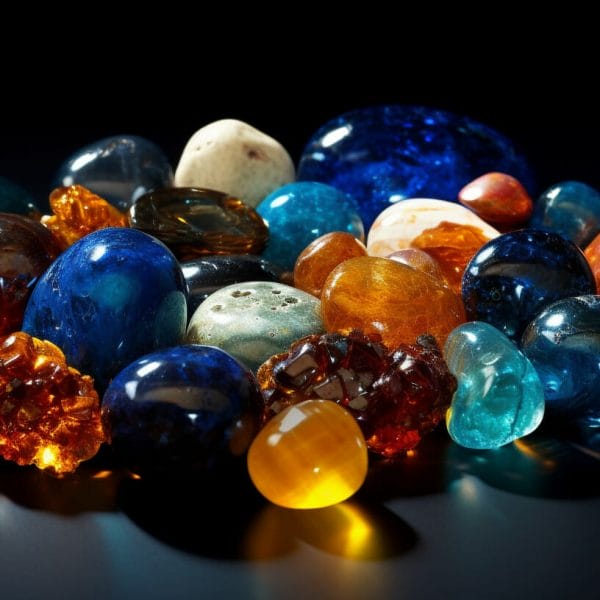 Collection of beautiful sagittarius birthstone gems