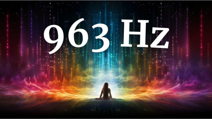 963 Hz is a frequency believed to be associated with higher consciousness