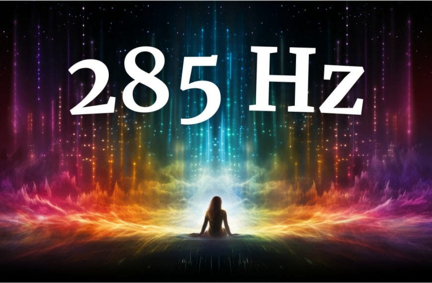285 hz is a low frequency that activates and harmonizes the lower chakras to boost vitality, cell repair, and positive emotions