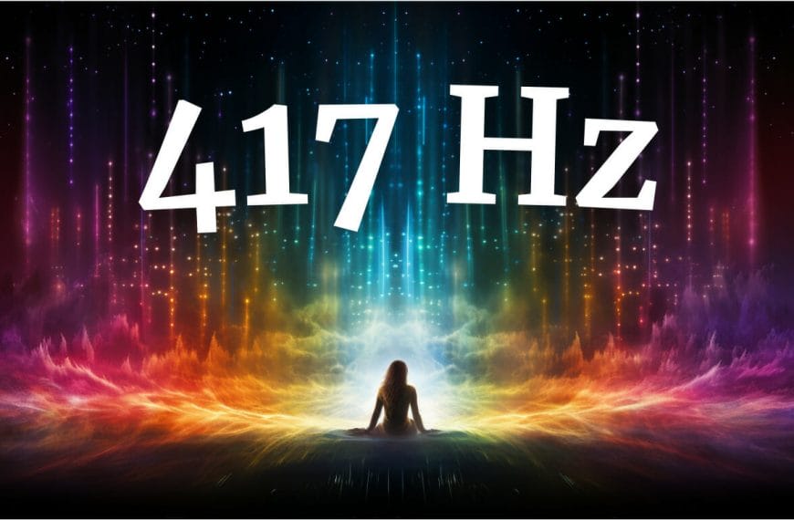 The tone of 417 hz is associated with facilitating change