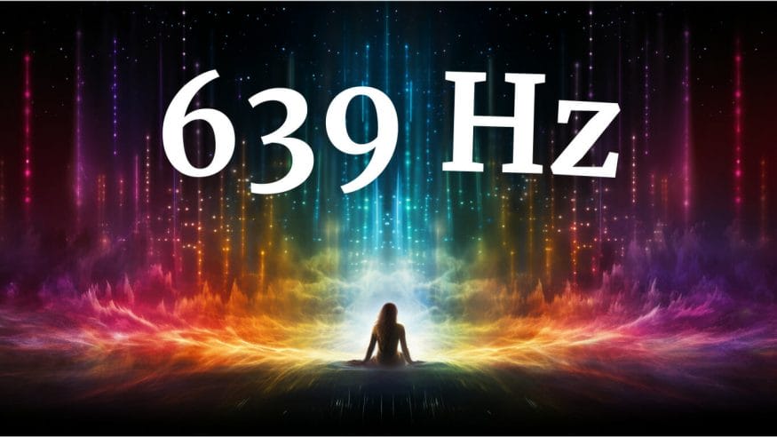 Exposure to 639 Hz tones can help reduce anxiety and stress, foster emotional healing and understanding in relationships, deepen meditation, enhance creativity and inspiration, and promote inner peace by retuning the vibrational frequency of the heart chakra.