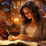 The key to manifesting through writing is crafting detailed, emotionally charged statements