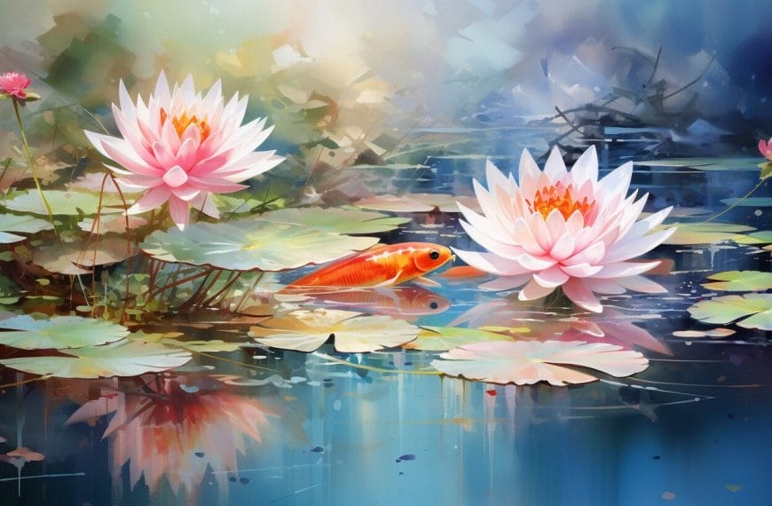 Water lilies are deeply symbolic for pisces, reflecting key aspects of their nature