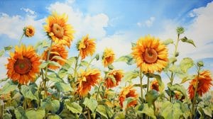 Sunflowers reflect leo's natural confidence and the joy they bring to others’ lives