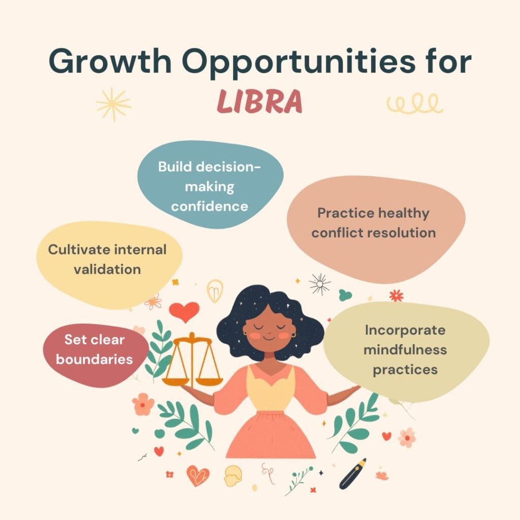 These actionable strategies designed to align with libra’s core personality traits will empower them to thrive