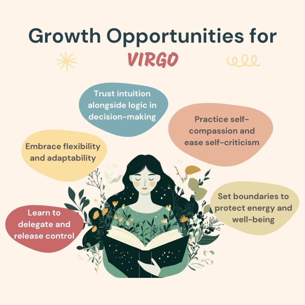 Virgos thrive when they balance their logical approach with self-compassion and emotional awareness