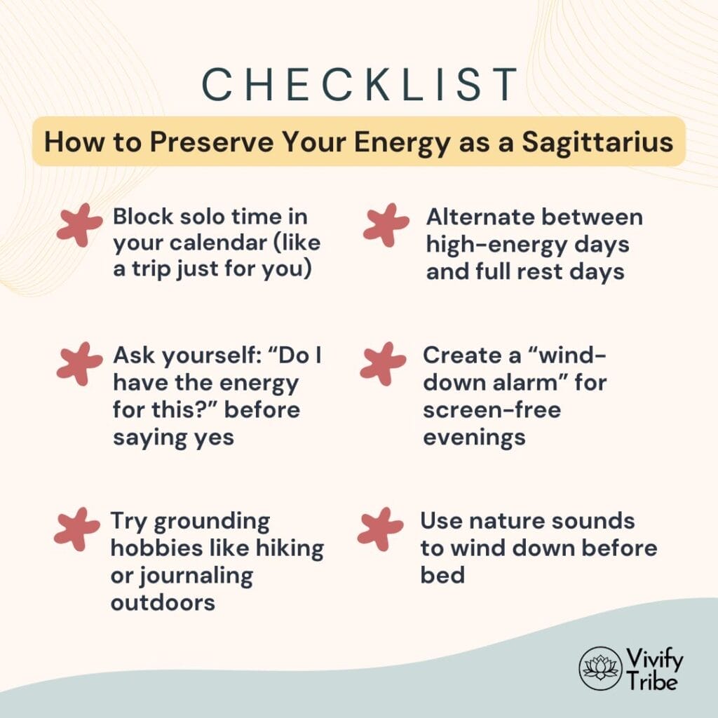 How to preserve your energy as a sagittarius How to preserve your energy as a sagittarius